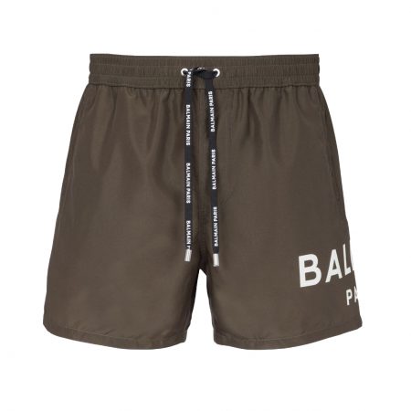 Balmain logo-print swim shorts