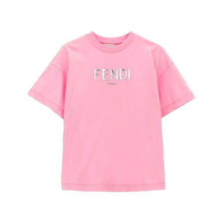 FENDI KIDS LOGO T-SHIRT