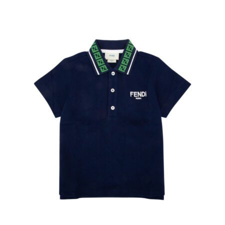 FENDI KIDS FENDI KIDS COTTON POLO SHIRT