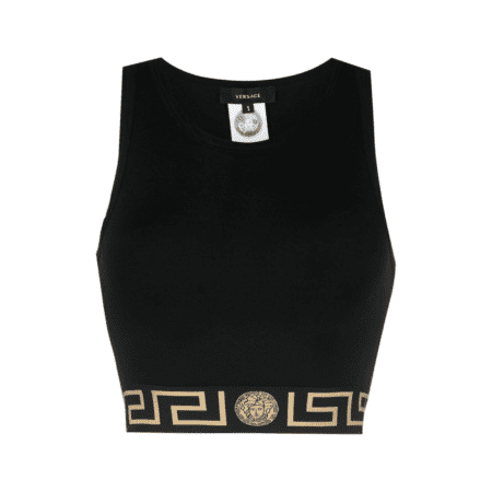 VERSACE GRECA BORDER CROP TOP(1)