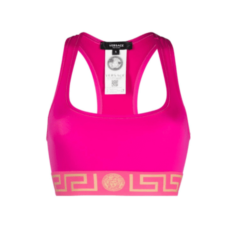 VERSACE GRECA RACERBACK SPORTS BRA