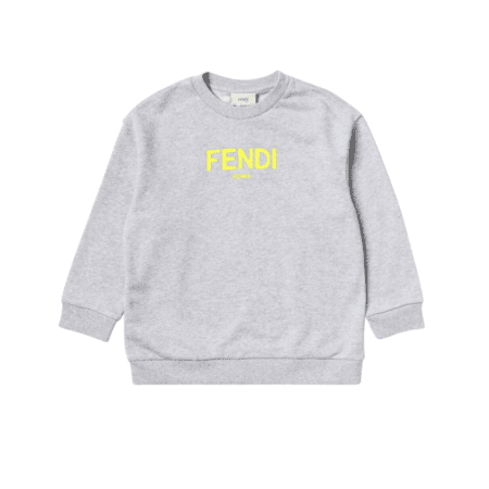 FENDI KIDS EMBROIDERED-LOGO SWEATSHIRT