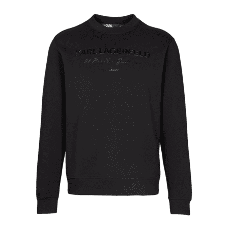 KARL LAGERFELD LOGO-PRINT SWEATSHIRT