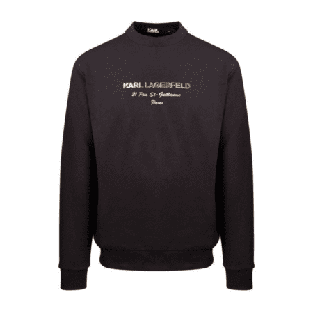 KARL LAGERFELD LOGO-PRINT SWEATSHIRT