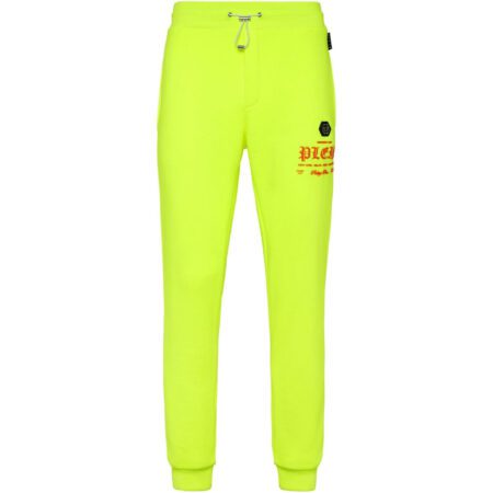 PHILIPP PLEIN LOGO-PRINT TRACK PANTS