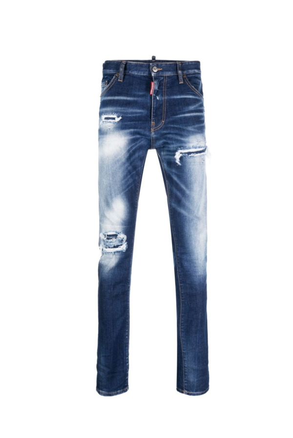DSQUARED2 COOL GUY DISTRESSED SLIM-LEG JEANS