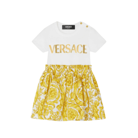 VERSACE BABY BAROCCO T-SHIRT DRESS