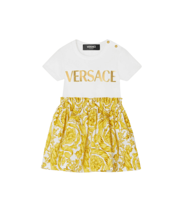 VERSACE BABY BAROCCO T-SHIRT DRESS