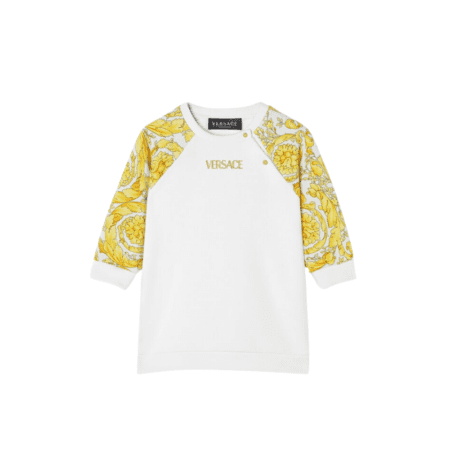 VERSACE KIDS BAROCCO SWEATSHIRT DRESS