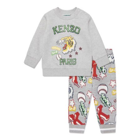 KENZO KIDS CLUB BASEBALL COTTON TRACK SUIT