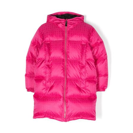 GIVENCHY KIDS 4G MOTIF-PRINT PADDED COAT