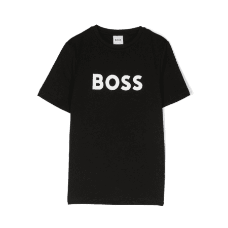 BOSS KIDSWEAR LOGO-EMBOSSED T-SHIRT