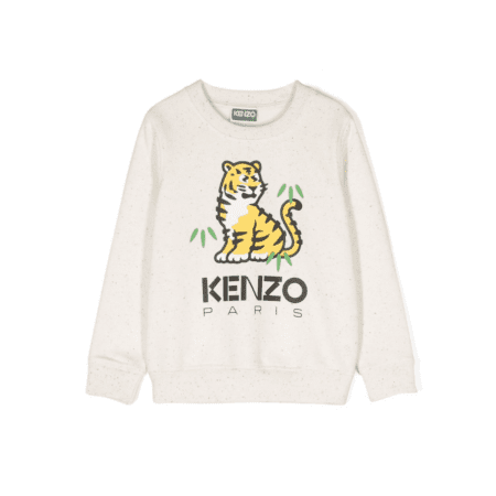 KENZO KIDS LOGO-PRINT CREW-NECK SWEATSHIRT