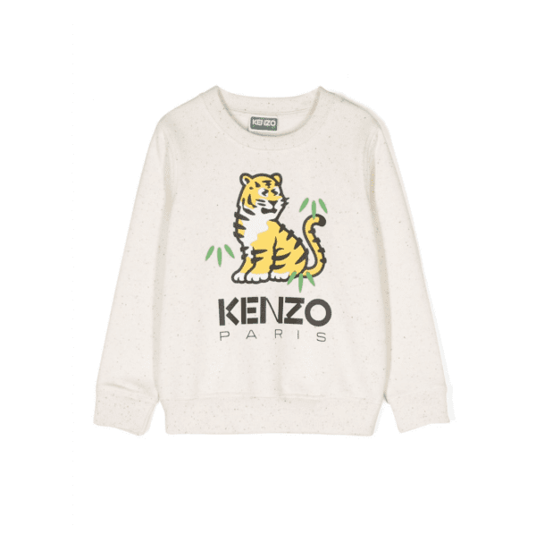 KENZO KIDS LOGO-PRINT CREW-NECK SWEATSHIRT