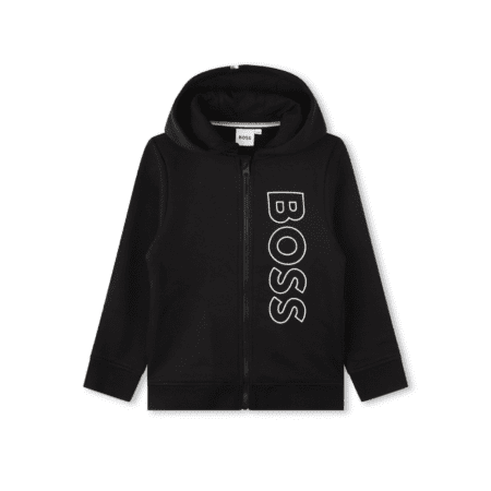 BOSS KIDSWEAR LOGO-PRINT COTTON TRACKSUIT