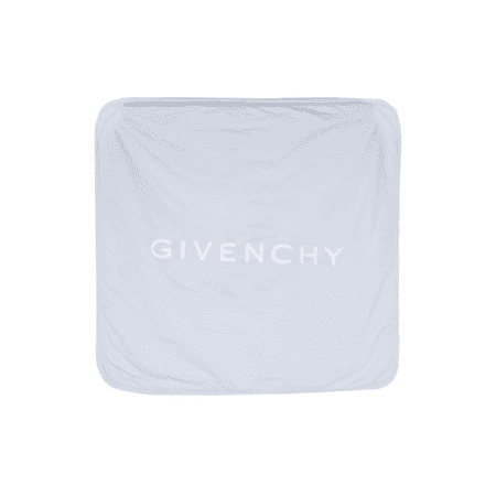 GIVENCHY KIDS LOGO-EMBROIDERY COTTON BLANKET