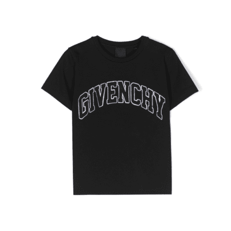 GIVENCHY KIDS LOGO-APPLIQUÉ ORGANIC-COTTON T-SHIRT