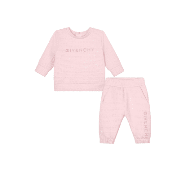 GIVENCHY KIDS MONOGRAM-JACQUARD COTTON-BLEND TRACKSUIT