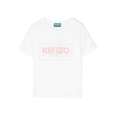 KENZO KIDS LOGO-PRINT COTTON T-SHIRT