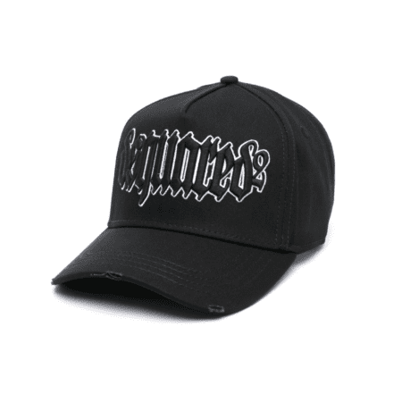 DSQUARED2 LOGO-EMBROIDERED COTTON CAP