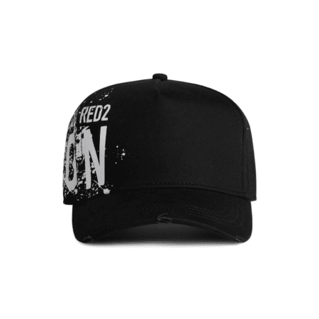 DSQUARED2 LOGO-PRINT COTTON CAP