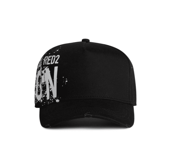 DSQUARED2 LOGO-PRINT COTTON CAP