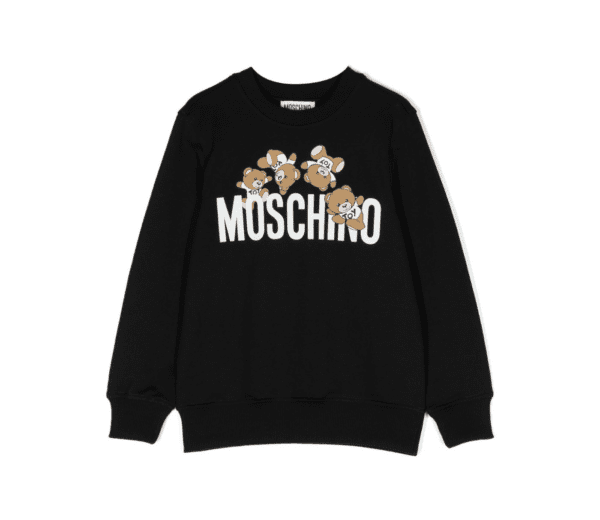 MOSCHINO KIDS TEDDY BEAR-PRINT COTTON SWEATSHIRT