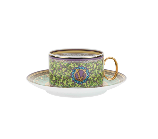 VERSACE BAROCCO MOSAIC CUP AND SAUCER