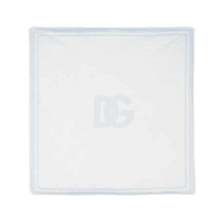 DOLCE & GABBANA KIDS LOGO-PRINT COTTON BLANKET