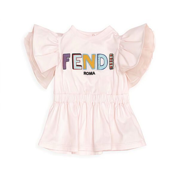 Fendi pink sleeveless dress with a stylish design available at Lestyle A fashionable and comfortable choice for any occasion