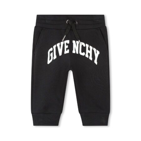 Givenchy Kids 4G-motif logo-print track pants in black, available at Lestyle Boutique Melbourne.