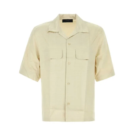 Amiri white viscose shirt available at Lestyle Boutique Melbourne.