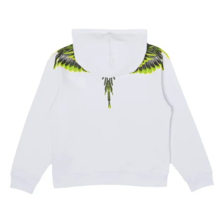 Marcelo Burlon County of Milan Kids white hoodie with green Wings print – Lestyle Boutique Melbourne