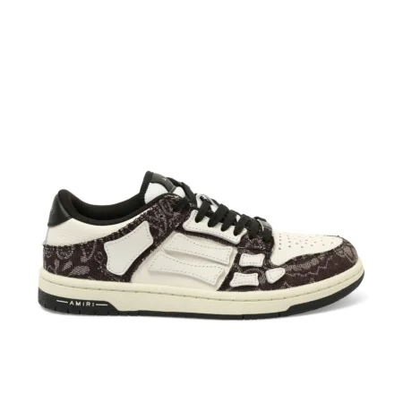 Amiri bandana denim skeleton sneakers in black available at Lestyle Boutique Melbourne.